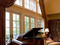 Gathering room in a custom-built Nashville home by Hughes-Edwards Builders