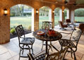 Custom luxury lower-level patio in a TN estate home