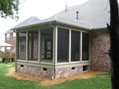 Custom-built screened porch in Central Tennessee
