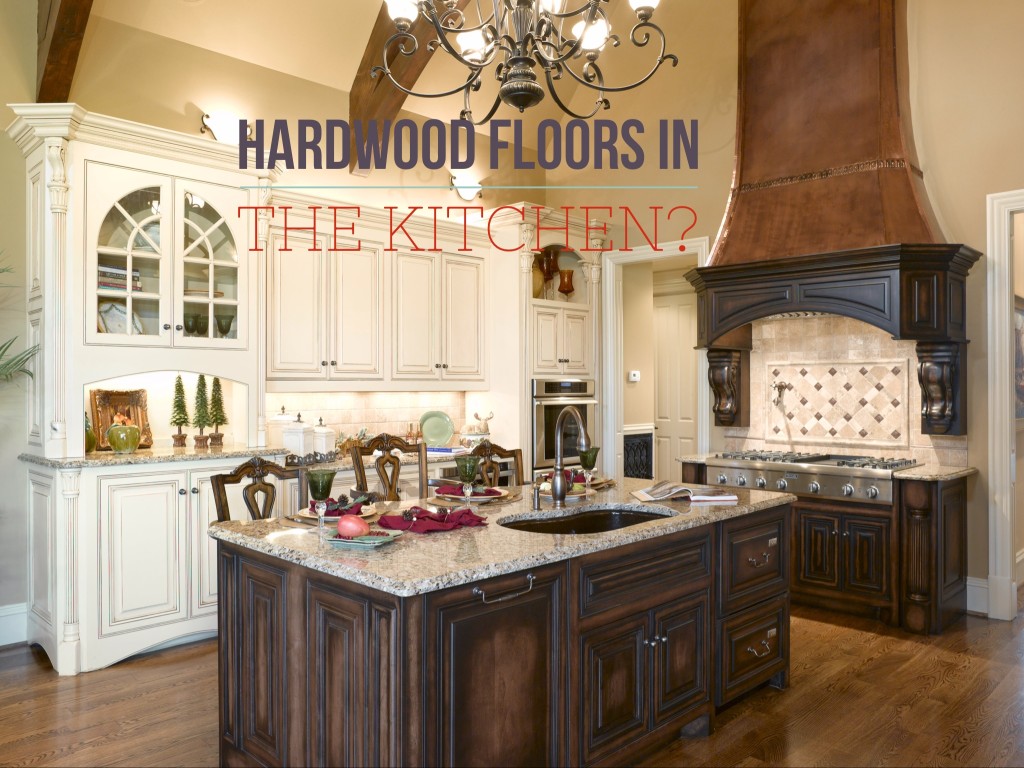 Hardwood Floors in the kitchen- Hughes Edwards Builders
